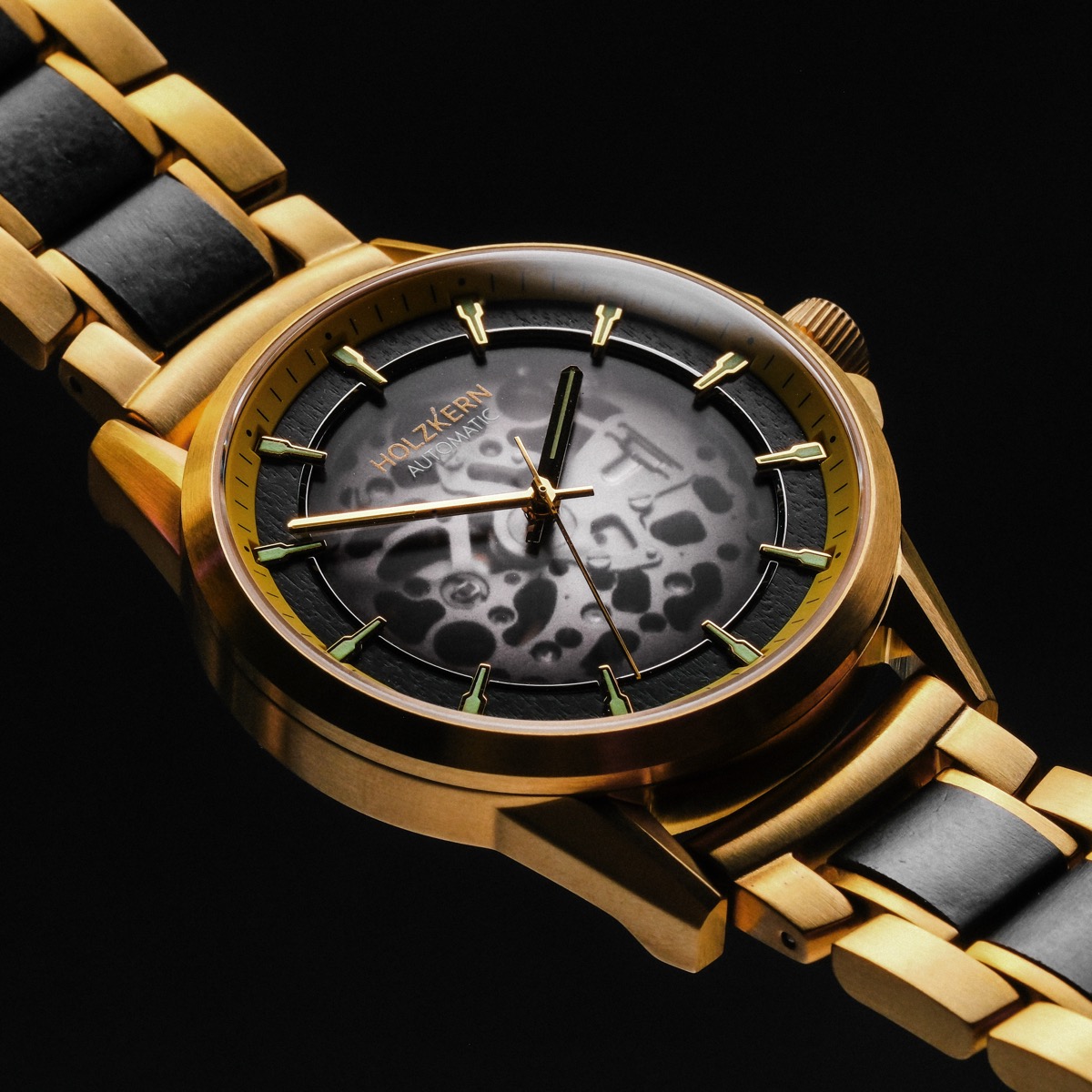 Flowfinder (Maple/Gold) | Holzkern Wood Watches