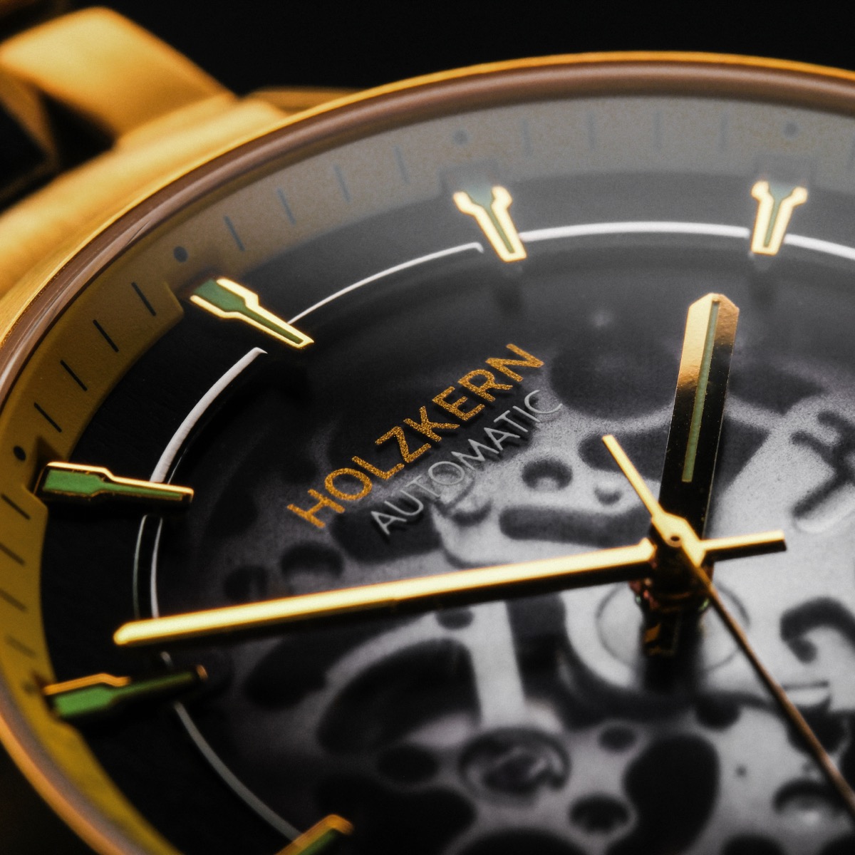 Flowfinder (Maple/Gold) | Holzkern Wood Watches