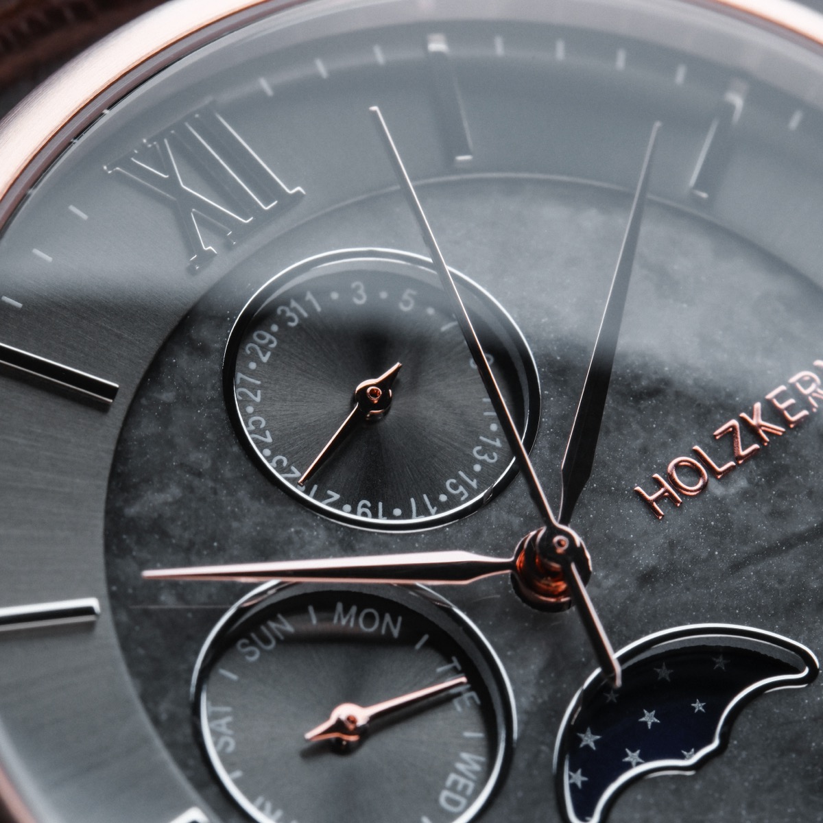 Moonrise (Marble/Dark brown) | Holzkern
