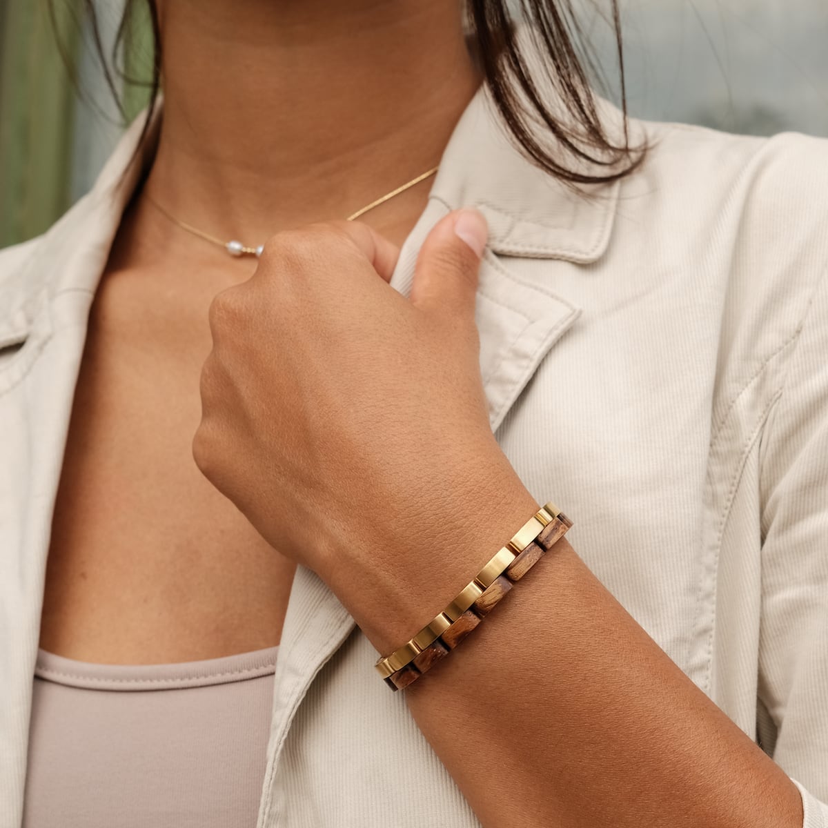 Duet (Zebrawood/Gold) | Holzkern