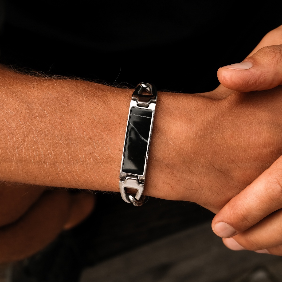 Modulus Bracelet (Marble/Silver) | Holzkern