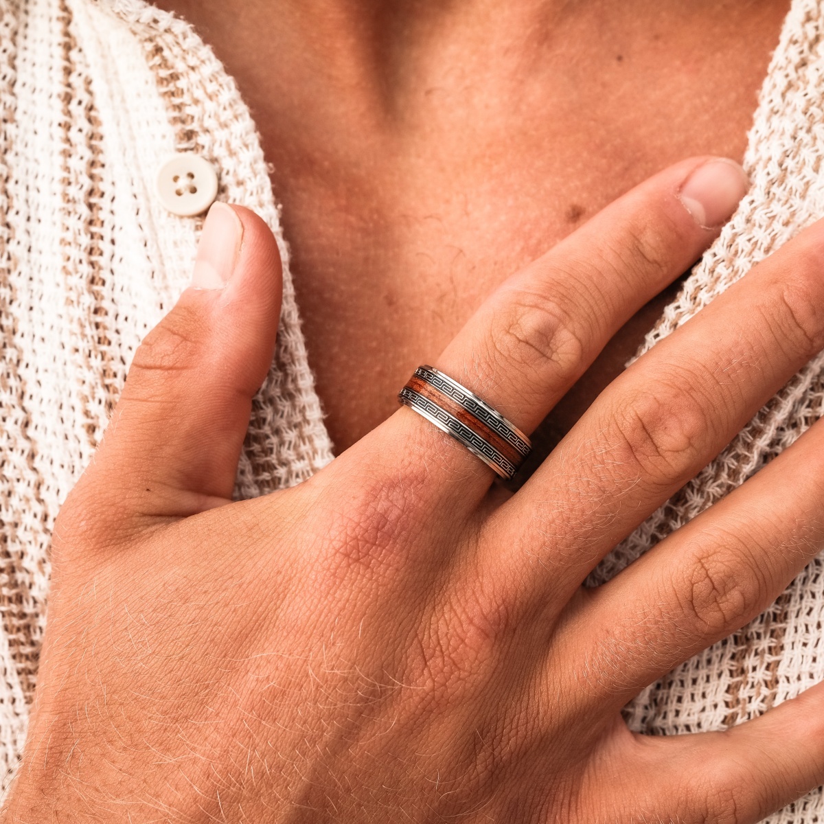 Numerary Ring (Koa/Silver) | Holzkern