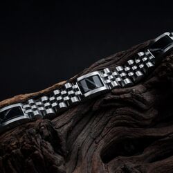 Pentachord (Black marble/Silver) | Holzkern