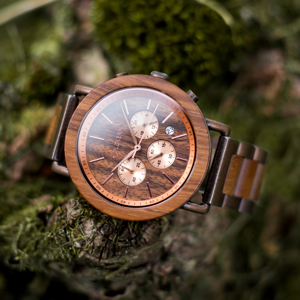 Holzkern Wood Watches |Kelvin (Marblewood/Marblewood)