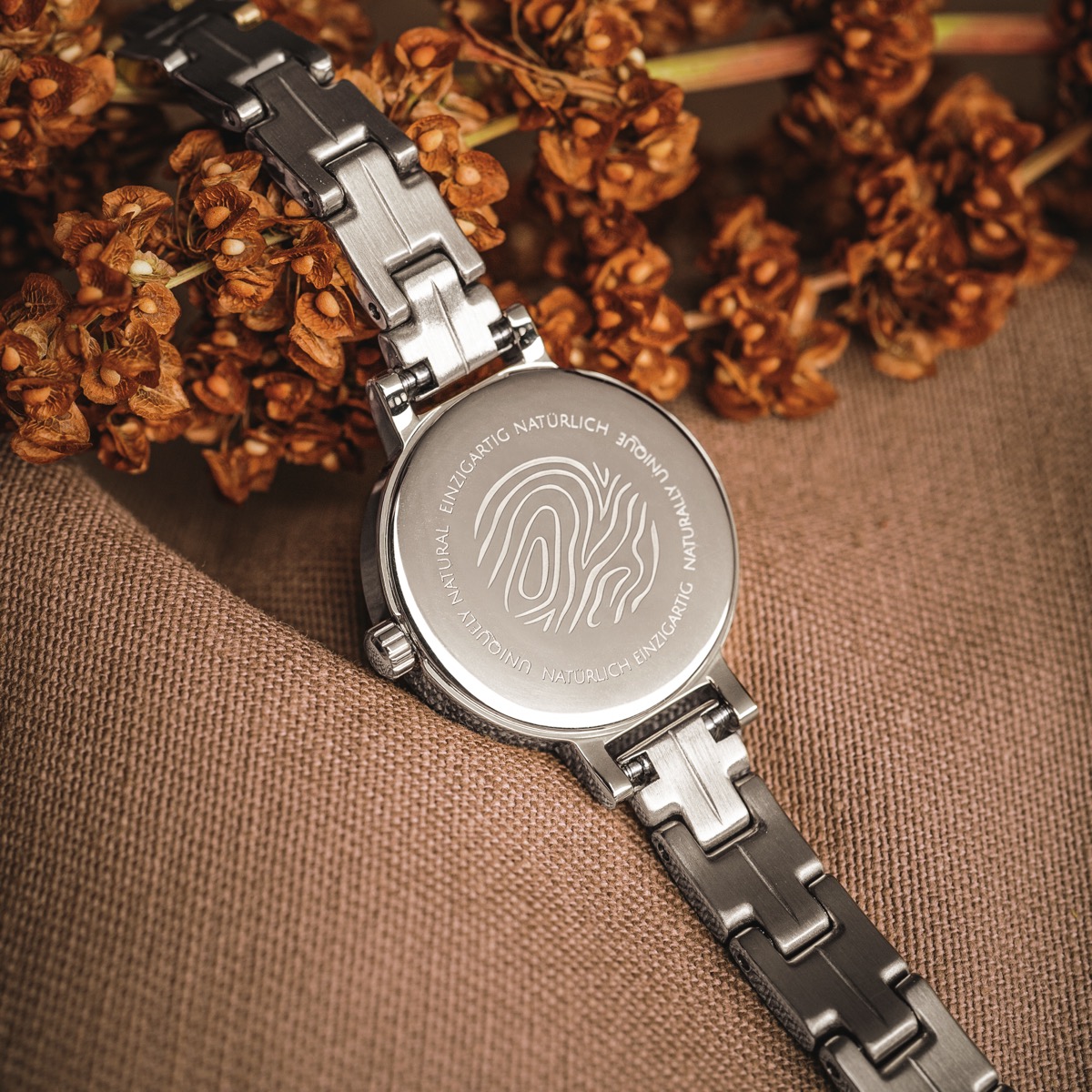 Skadi (Nacre/Silver) | Holzkern Wood Watches